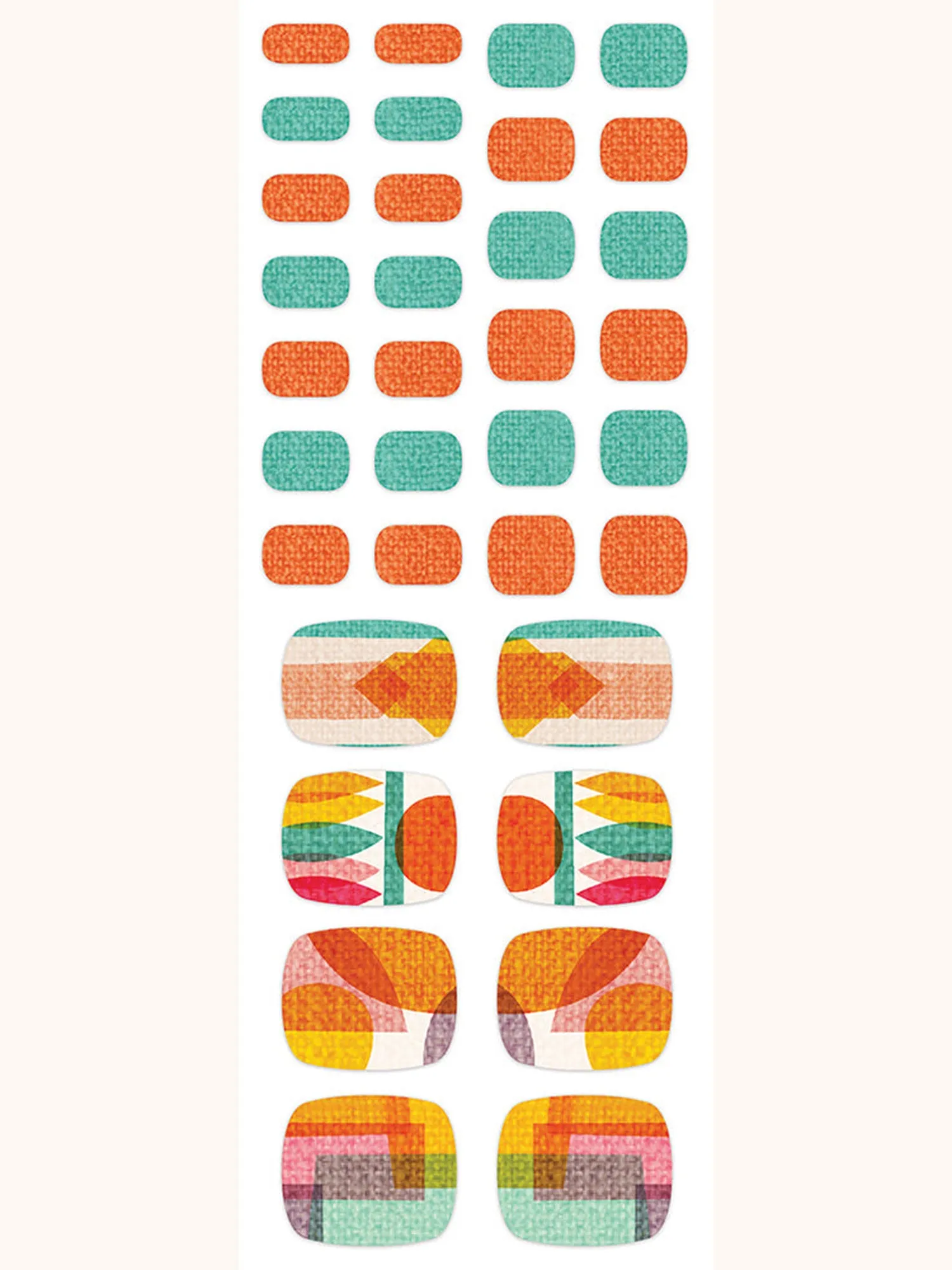 Vivid Sunset Pedi Nail Wrap Kit