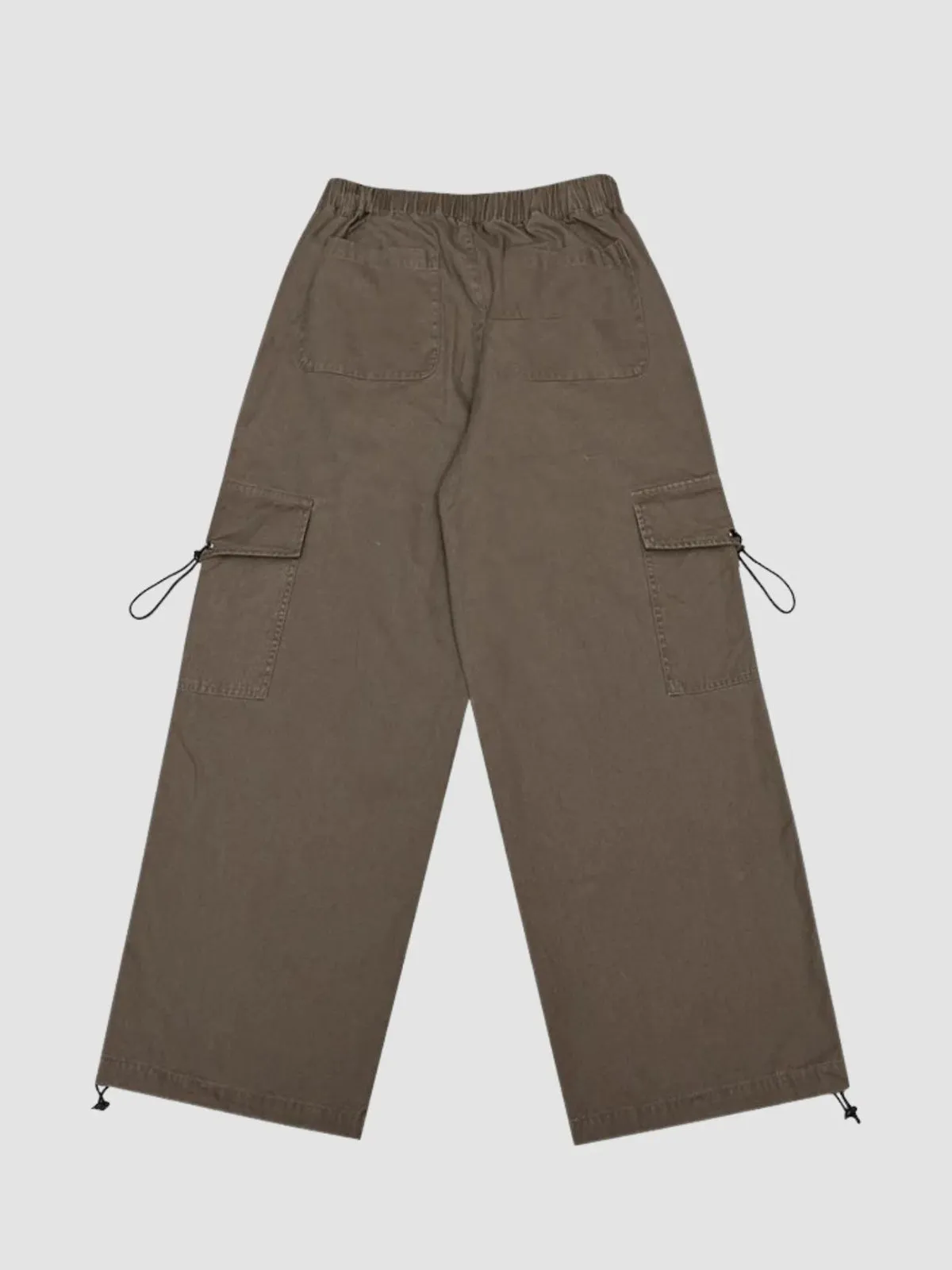 WLS Retro Brown Wide Leg Loose Pants