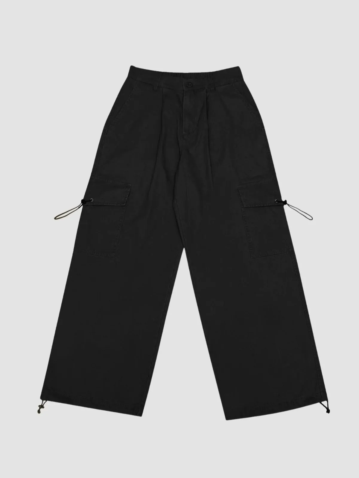 WLS Retro Brown Wide Leg Loose Pants